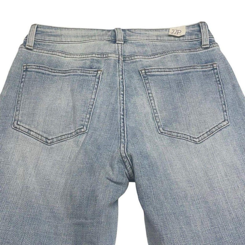Cosmic Blue Love Sanctuary Wash Adrianne Cropped Boyfriend Jeans - Petite - Picture 3 of 8